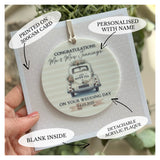 Wedding Card Car Design