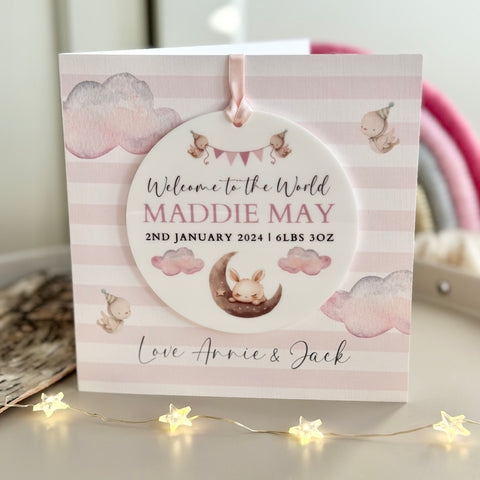New Baby Girl Card