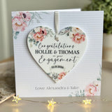 Engagement Card Detachable Heart