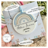 New Baby Boy Card Rainbow