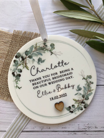 Bridesmaid Keepsake