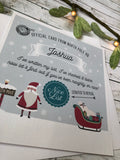 Scratch & Reveal Nice List Card