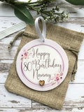 Any Age Birthday Keepsake.