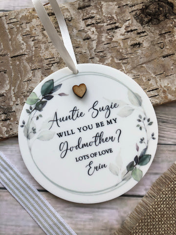 Godparent Proposal Keepsake.