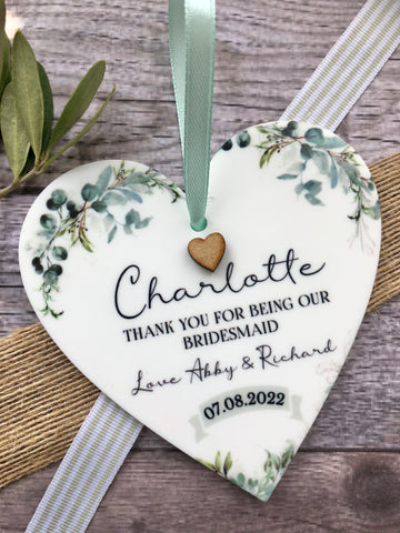 Bridesmaid Floral Keepsake