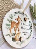 Baby Woodland Keepsake.