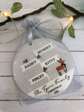 Reindeer Family Bauble