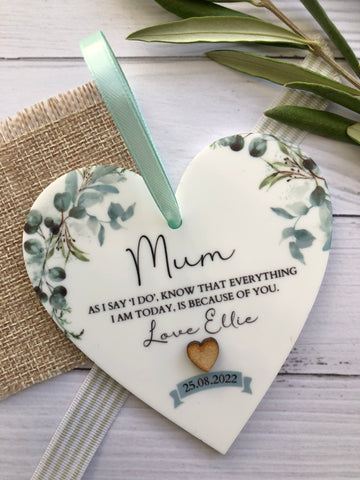 Mother of the Bride Keepsake