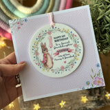 1st Birthday Pink Rabbit