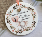 1st Birthday Keepsake