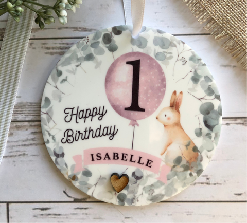 Any age Birthday Keepsake.