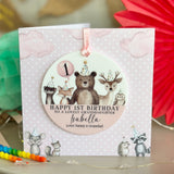 1st Birthday Pink Bear