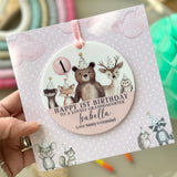 1st Birthday Pink Bear
