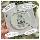 Wedding Card Car Design