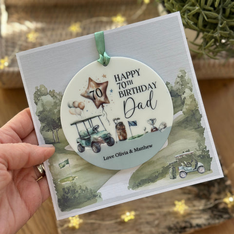 Any Age, Golf Birthday Card, Any Relation