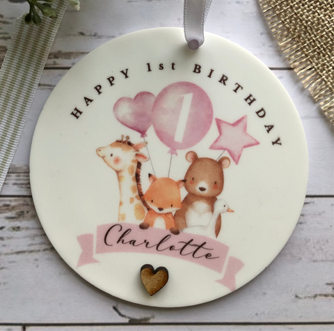 1,2,3,4 Birthday Keepsake