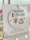 1st Birthday Fairies Card