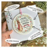 New Baby Grandson, Nephew Card Pink Rabbit