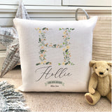 Initial New Baby Cushion