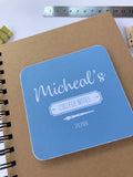 College/Uni Blue Personalised Notebook A5