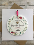 Christening Keepsake.