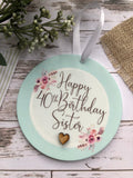 Any Age Birthday Keepsake