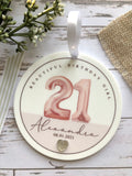 Balloon Any Age Birthday Keepsake