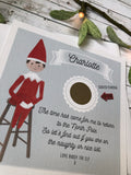 Elf Scratch & Reveal Nice List Card