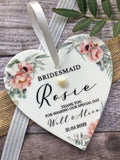 Bridesmaid Floral Keepsake