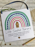 Nursery School Wooden Sign