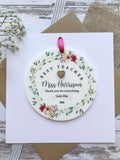 Floral Teacher Thank You