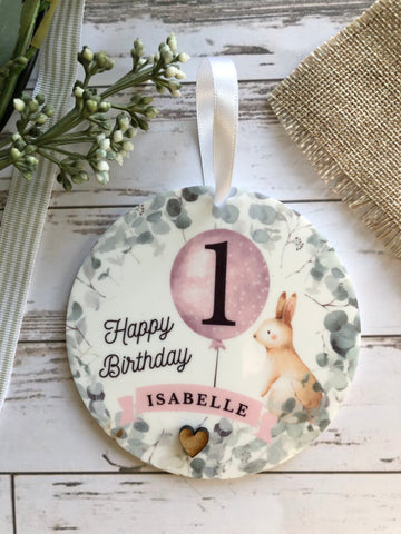 Any age Birthday Keepsake.