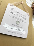 Thank You Mum & Dad Wedding