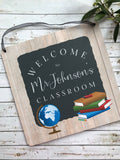Teacher Classroom Sign Globe