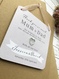 Thank You Mum & Dad Wedding