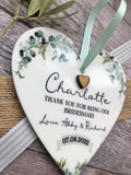 Bridesmaid Floral Keepsake