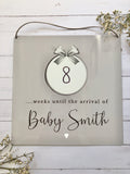 Pregnancy Countdown Sign