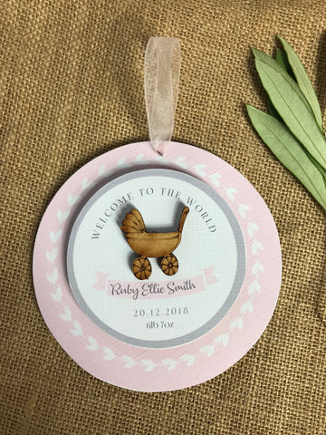 Baby Girl Plaque