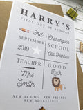 Good Luck School Card - Boy