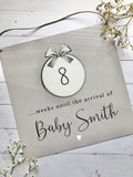 Pregnancy Countdown Sign
