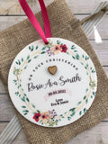 Christening Keepsake.