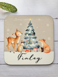 Woodland Animals Placemat & Coaster Set