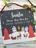 Santa Stop Here Sign