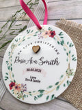 Christening Keepsake.