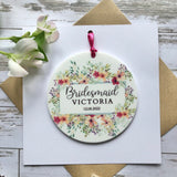 Floral Bridesmaid Keepsake