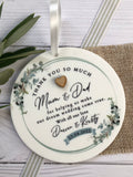 Parents Wedding Thank You Keepsake