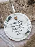 Godparent Proposal Keepsake.