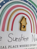 Nursery School Wooden Sign