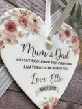 Parents or the Bride or Groom Keepsake