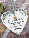 Bridesmaid Floral Keepsake